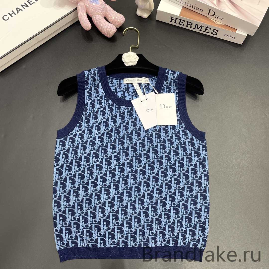 Dior Clothing Tank Top Shop Cheap High Quality 1:1 Replica Green Women Men Knitting Vintage 1 i1690531862 593 0 2