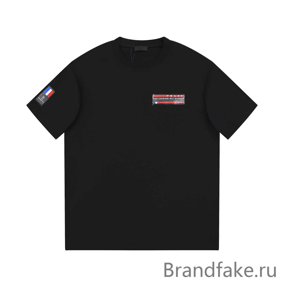 Prada Clothing T-Shirt Black White Unisex Cotton Fashion Short Sleeve P66692 1 o 1h4ofqutu1ifmjevsruh1j1pml18